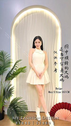 🔥爆款新品🔥高品质cut in款收腰连体裤裙 RM89 Only🌸(1-R3)