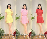 🔥爆款新品🔥高品质小香旗袍套装 上衣 ➕ 裤裙 RM109 Only🌸（1-R2）