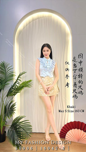 🔥爆款新品🔥高品质高腰提花裤裙 RM65 Only🌸（1-Q3）