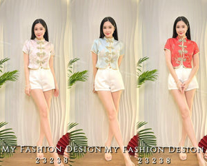 🔥爆款新品🔥高品质气质提花旗袍款上衣 RM75 Only🌸（1-Q4）