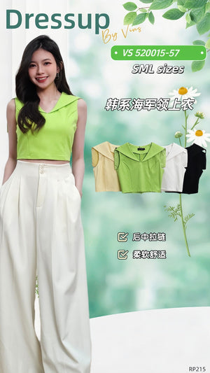 【补现货】🔥爆款新品🔥韩系海军领上衣 RM29.90 Only🌸（原价 RM57.00）