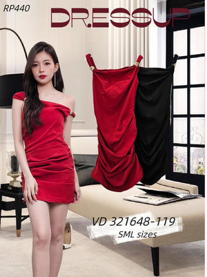 （补现货）321684 皱褶连体裙 RM39 Only🌸（原价RM119）