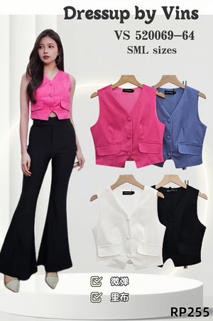 （补现货）520069 气质款时装上衣 RM39 Only🌸（原价RM64）