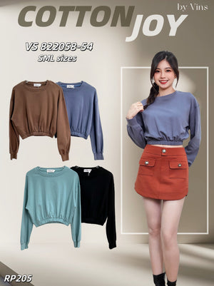 【补现货】🔥爆款新品🔥休闲长袖上衣 RM29.00 Only🌸（原价 RM54.00）