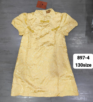 🔥 高品质童装提花旗袍连身裙 RM35 Only🌸（补现货）