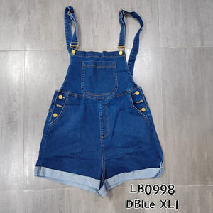 🔥高品质Q LOOK牛仔吊带短裤 RM35 Only🌸（补现货）