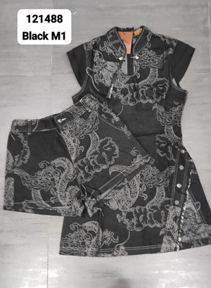 🔥高品质时装旗袍套装 上衣＋短裤 RM68 Only🌸（补现货）