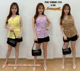 （补现货）270385 中大码小香风马甲上衣 RM29 Only💮（原价 RM75）