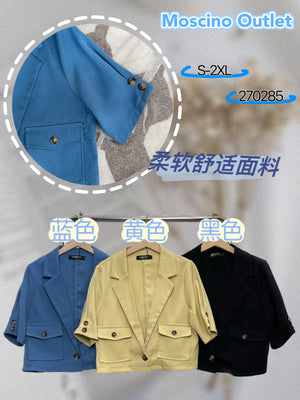 （补现货）270285 中大码时装短版外套 RM39 Only💮（原价RM79）