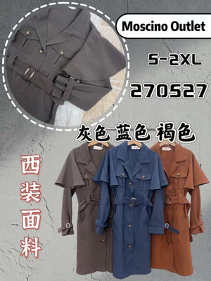 （补现货）270527 中大码气质款风衣外套 RM45 Only💮（原价RM89）