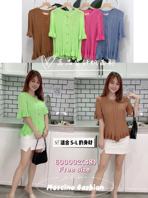 （补现货）600002 中大码针织上衣 RM19 Only💮（原价RM48）