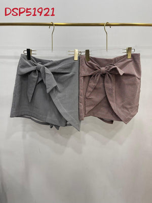 （补现货）51921 高腰小香风蝴蝶结裤裙 RM39 Only💮（原价 RM79）