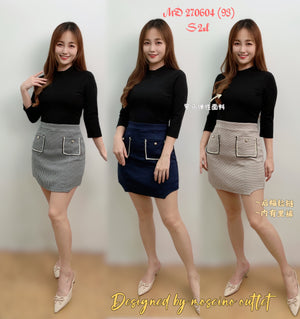 （补现货）270604 中大码气质款时装连体裤裙RM59 Only💮（原价 RM93）