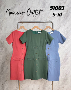 （补现货）51003 中大码OL连体裙 RM49 Only💮（原价 RM89）