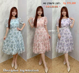 （补现货）270678 中大码气质款花花连体裙RM69 Only💮（原价 RM107）