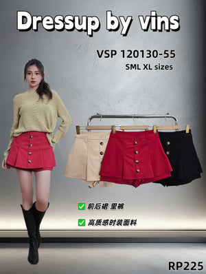 （补现货）120130 高腰时装裤裙 RM55