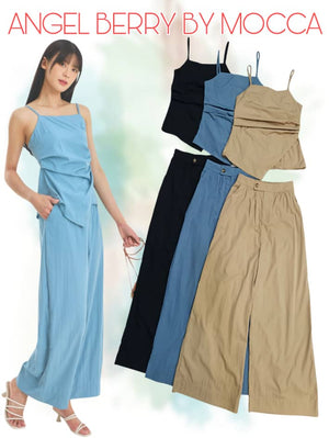 【补现货】6883 高品质吊带套装 上衣 ＋ 长裤 RM109 ONLY🌸