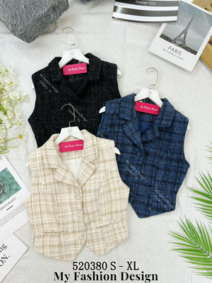 🔥新品抢先上架🔥高品质马甲款小香风时装上衣 RM69 Only🌸（1-R2）