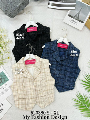 🔥新品抢先上架🔥高品质马甲款小香风时装上衣 RM69 Only🌸（1-R2）