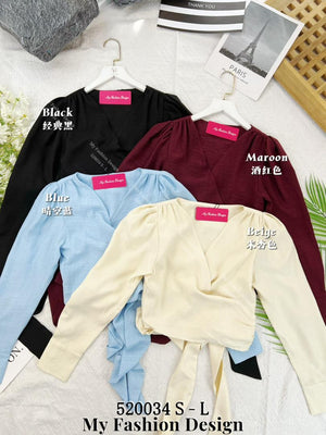 🔥新品抢先上架🔥高品质绑带时装上衣 RM65 Only🌸（1-Q3）