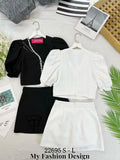 🔥新品抢先上架🔥高品质西装带钻套装 上衣 ➕ 裤裙 RM109 Only🌸（1-Q2）