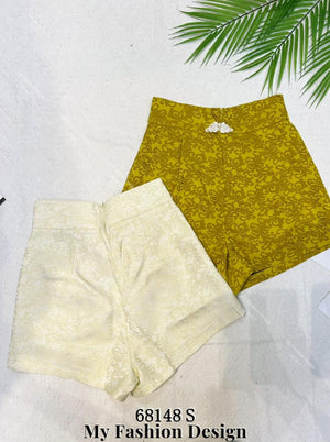 爆款新品🔥高品质气质款高腰提花短裤RM65 Only🌸