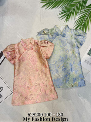 爆款新品🔥高品质气质款女童提花连体裙 RM85 Only🌸