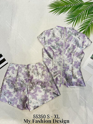 爆款新品🔥高品质气质款提花旗袍套装 上衣 ➕ 裤子 RM99 Only🌸