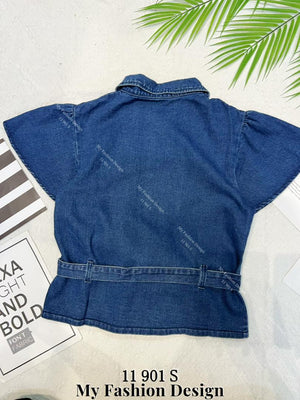 爆款新品🔥高品质气质款牛仔上衣 RM65 Only🌸