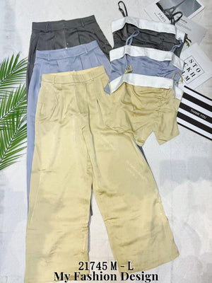 爆款新品🔥高品质气质款时装套装 上衣 ➕ 长裤 RM119 Only🌸（补现货）