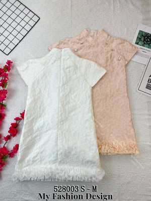 爆款新品🔥高品质气质款提花旗袍连体裙 RM99 Only🌸