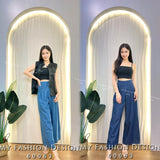 🔥爆款新品🔥高品质高腰牛仔宽脚长裤 RM79 Only🌸