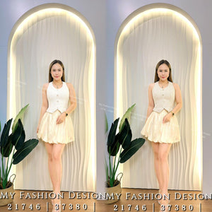 🔥爆款新品🔥高品质小香马甲套装 上衣 ➕ 裤裙 RM119 Only🌸（1-I4）