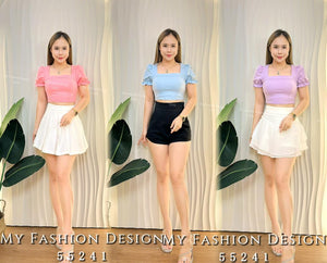 🔥爆款新品🔥高品质气质锦棉时装上衣 RM50.15 Only🌸 （原价 RM59 ）（1-J2）