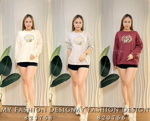 🔥爆款新品🔥高品质刺绣款长袖卫衣 RM50.15 Only🌸 （原价 RM59 ）（1-I3）