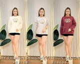 🔥爆款新品🔥高品质刺绣款长袖卫衣 RM50.15 Only🌸 （原价 RM59 ）（1-I3）