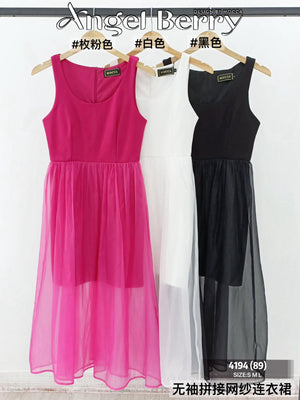 （补现货）7110高品质气质款无袖蕾丝连体裙 RM89 Only🌸