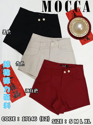 （补现货）52121高品质锦棉高腰短裤 RM62 Only🌸