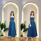 🔥爆款新品🔥高品质韩版牛仔连体长裙 RM109 Only🌸（1-C2）