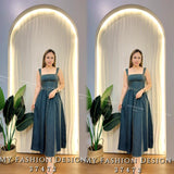 🔥爆款新品🔥高品质韩版牛仔连体长裙 RM109 Only🌸（1-C2）