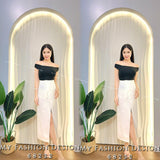 🔥爆款新品🔥高品质西装高腰半身长裙 RM75 Only🌸