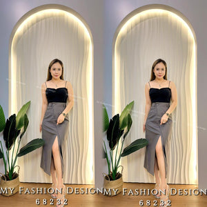 🔥爆款新品🔥高品质西装高腰半身长裙 RM75 Only🌸