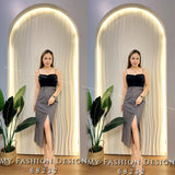 🔥爆款新品🔥高品质西装高腰半身长裙 RM75 Only🌸