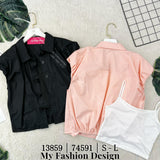 爆款新品🔥高品质气质时装两件套上衣 RM39.90 Only🌸（原价 RM59）（1-B3）