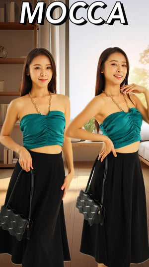 爆款新品🔥高品質高腰锦棉裤裙 RM49 Only🌸（2-B2）