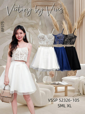 【补现货】🛍️爆款新品🛍️高品质吊带网纱套装 RM49.90 Only🌸（原价 RM105）