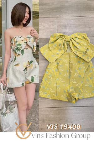 19400  爆款新品🔥高品质提花抹胸连体短裤 RM95 Only🌸（补现货）