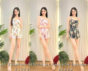 🔥MFD独家爆款🔥 高品质气质吊带款花花套装 上衣 ➕ 短裤 RM109 ONLY🌸（2-L2）