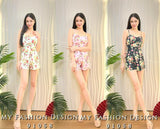 🔥MFD独家爆款🔥 高品质气质吊带款花花套装 上衣 ➕ 短裤 RM109 ONLY🌸（2-L2）
