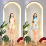 🔥MFD独家爆款🔥 高品质cut in款提花旗袍套装 上衣 ➕ 短裤 RM139 Only🌸（2-K2）